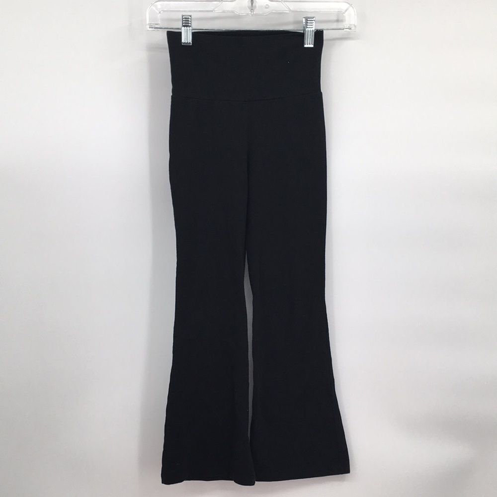 art class Target Girls Flare Leggings High Waist Foldover Black Pants S 6/7